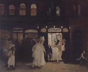 John sloan The Haymarket oil